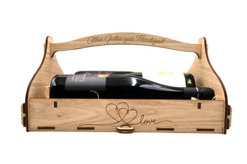 3er WeinTräger «Eigenes Design»
