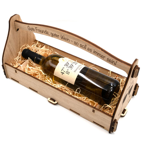 1er WeinTräger «Eigenes Design»