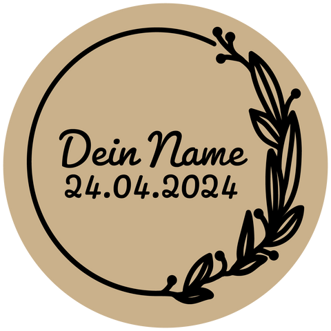 Türschild «Name»