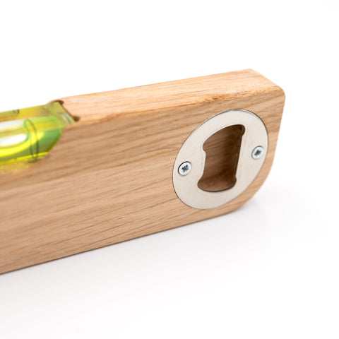 Flaschenöffner Wasserwaage «Eigenes Design»