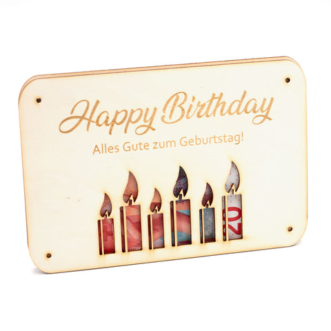 Geldgeschenk «Happy Birthday»