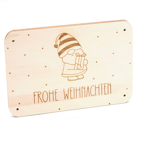 Geldgeschenk «Frohe Weihnachten Zwerg»