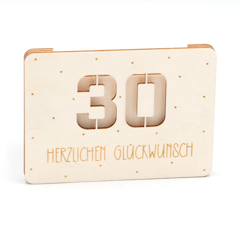 Gutscheinhülle «Happy Birthday»