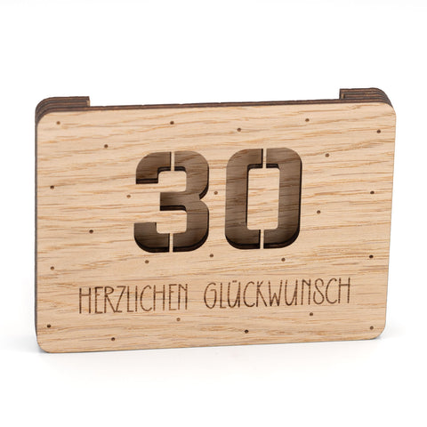 Gutscheinhülle «Happy Birthday»