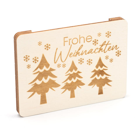 Gutscheinhülle «Frohe Weihnachten»
