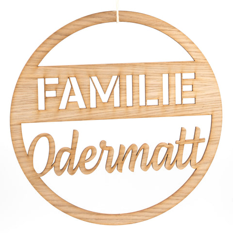 Türschild «Familie»
