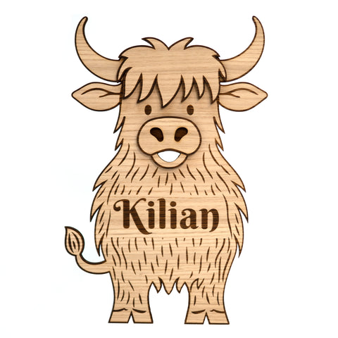 Türschild «Schottenkuh»